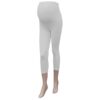 Gregx Těhotenské legíny 3/4 délka – bílá, vel. XS/S