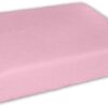 Froté prostěradlo do postýlky 120x60cm – růžové