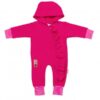 Teplákový overal s volánkem a kapucí GIRL, Baby Nellys, amarant, vel. 68
