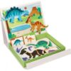 Magnetická vkládačka/puzzle Adam Toys, Dinosaurus