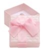 Dárková krabička na šperky, sv. růžová s mašličkou