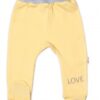 Kojenecké polodupačky, žluté – Love, vel. 62