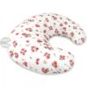 Kojící polštář/podkova, bavlna, Kačenky – bílá, pudrově růžová
