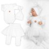 Rostoucí souprava 3D Lux, Sweet Angel – bílá, 68/74
