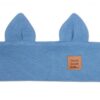 Čelenka Cat s oušky pro děti Hand Made – jeans, 4-8 let