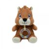 Závěsná plyšová hračka s melodií, Veverka, 20 cm – hnědá