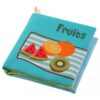 Měkká, šustící, kontrastní knížka pískací – Fruits