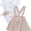 Mušelínová suknička s láclem, bodýčko a čelenka, 3D sada , bílá/béžová, vel. 62