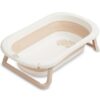 Skládací vanička Foldi – béžová, bílá
