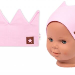 144283-296165-dvouvrstva-celenka-hand-made-bavlna-korunka-star-sv-ruzova-80-98