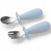 Dětské příbory z nerezové oceli – modrý
